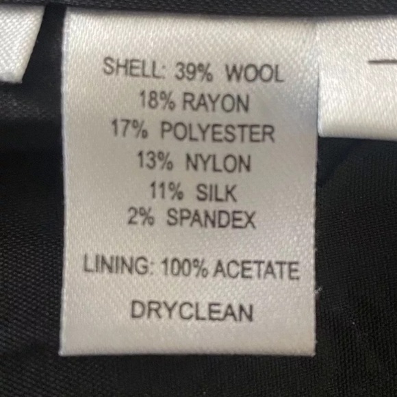 Ann Taylor Loft Herringbone Tweed Wool Blend Reverse Pleat Skirt Womens 6 (1056) - Picture 4 of 4